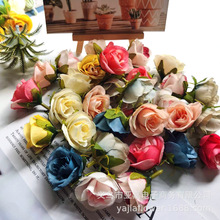 新款玫瑰小花头 高品质花材 diy手工搭配装饰假花 速卖通爆款