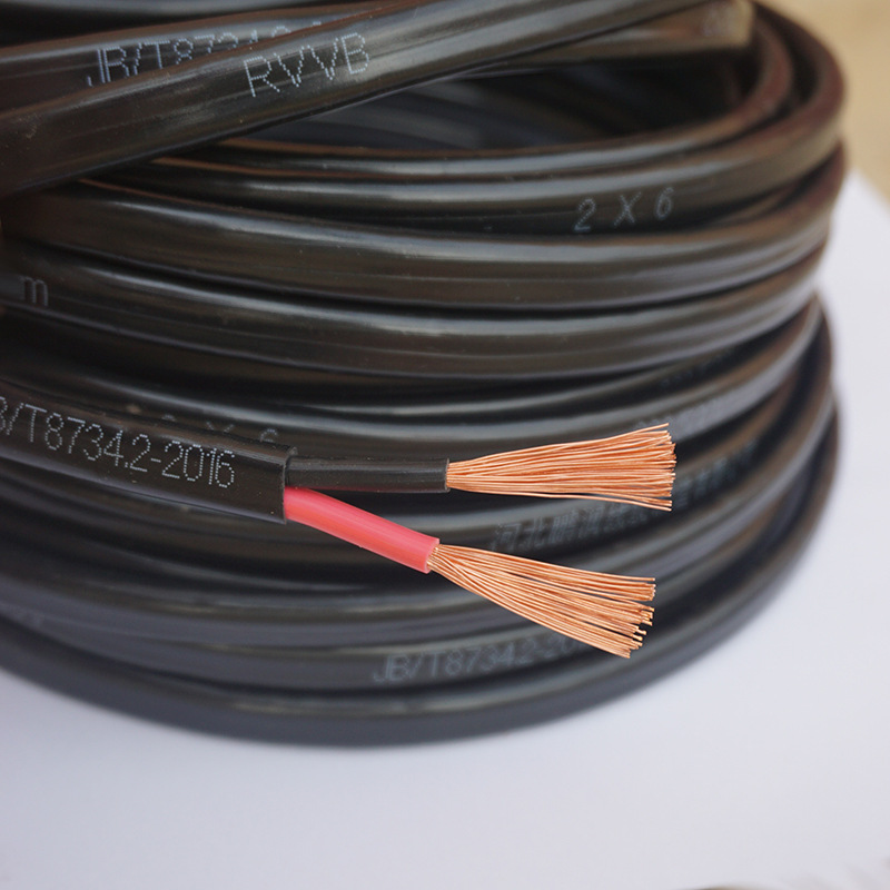 RVV 扁护套线 铜芯护套线软电缆 多股电线2.5平方