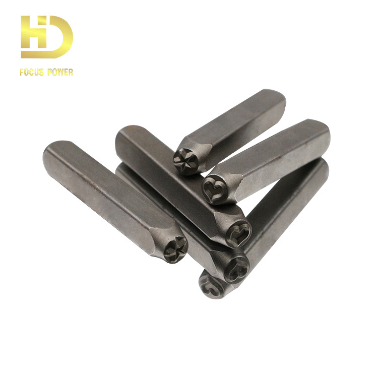 供应钢印字母钢字码数字英文钢号码单支花形图案模具标记印子