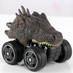 恐龙战车儿童恐龙玩具车套装仿真动物霸王龙模型塑胶男孩子小汽车