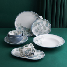 外贸厂家直供ceramic plates创意餐具系列碗碟盘陶瓷沙拉碗烤盘汤