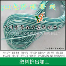 供应pvc中插线 绳子包胶 中插织带 pvc环保高透明胶条(图)