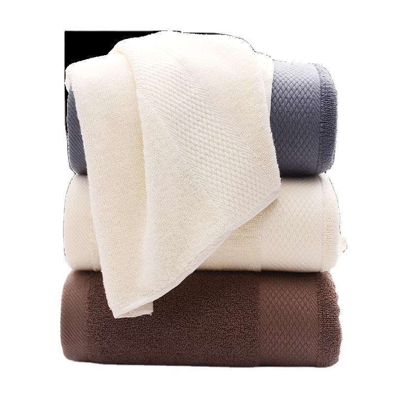 Pure Cotton Bath Towel Five-Star Hotel Large Bath Towel Adult Thickened No. plus-Sized Absorbent Lint-Free 100% Cotton Bath Towel