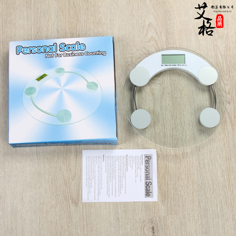 Body Electronic Scale Weight Scale Electronic Health Scale Weighing Scale 2003a Electronic Scale Glass Scale Silk Screen Printing Logo