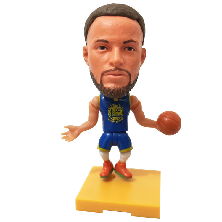 湖人科比杜兰特勇士库里 伦纳德詹姆斯欧文哈登q版可动 公仔人偶