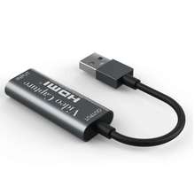 新款HDMI采集卡 高清游戏直播HDMI转USB带线采集器 4K视频采集卡