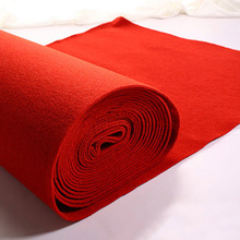 开业展会 红毯 婚庆 红地毯 一次性卷材 门厅大红色无纺布走廊毯