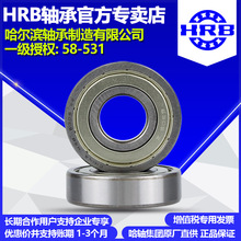 HRB哈尔滨轴承6001-2Z ZZ 2RS 2RZ开式及封闭轴承杭州公司售