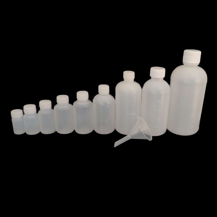 现货10--1000毫升带刻度塑料瓶小瓶子液体水剂分装瓶半透明取样瓶