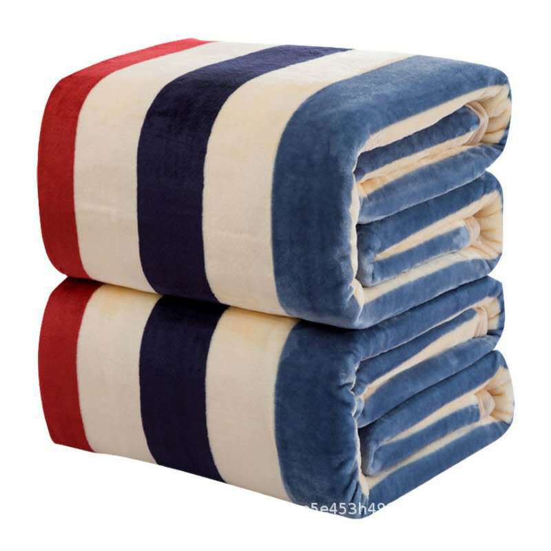 Factory Direct Supply Thick Flannel Blanket Coral Fleece Blanket Flannel Air Conditioning Blanket Jewelry Gifts Will Be Sold Wholesale