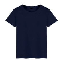 青少年新款新款光板短袖潮流时尚男士t恤一件代发 可印花(2)