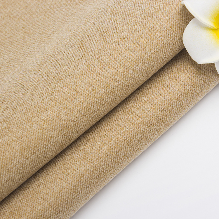 秋冬仿呢料 微弹涤棉星空绒面料 秋冬男女装裤装连衣裙面料