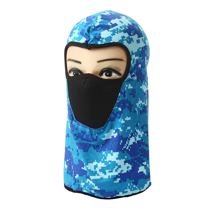 Cycling Mask Face Care Headgear Outdoor Sports Sun Protection Camouflage Printed Mask Sleeve Cap Helmet Liner Cap Cross-Border