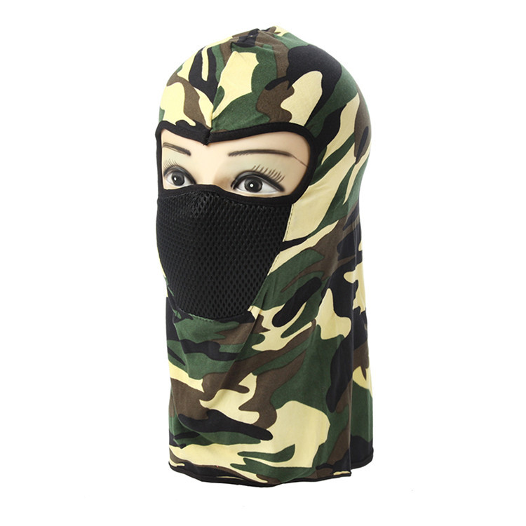 Cycling Mask Face Care Headgear Outdoor Sports Sun Protection Camouflage Printed Mask Sleeve Cap Helmet Liner Cap Cross-Border