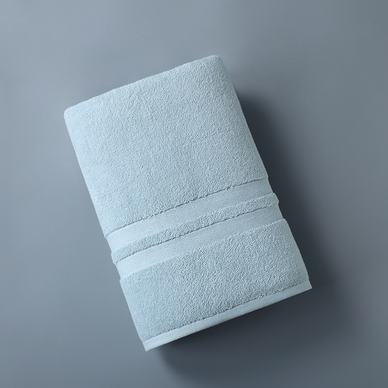 Hotel Pure Cotton Bath Towel 500gsm Towel 140G Thickened Set Multi-Color Absorbent Soft Embroidery Company Logo