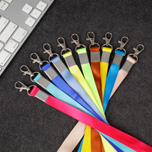 彩色工作牌吊绳丝印展销会员证出入证胸卡证件学生证热转印挂绳