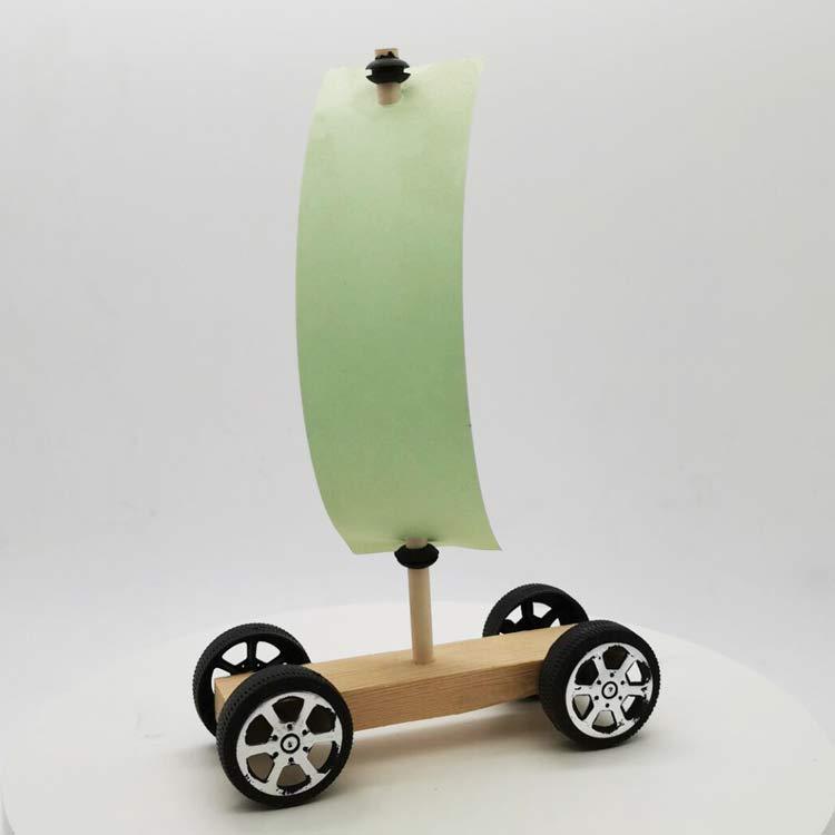 儿童创意科学小制作手工diy风帆车科技实验益智拼装玩具模型材料