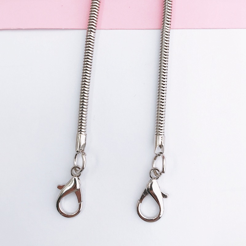 Metal Bags Chain Girls Slung over One Shoulder Phone Cover Lanyard Lanyard Lobster Buckle 110cm Gold Iron Chain Shoulder Strap