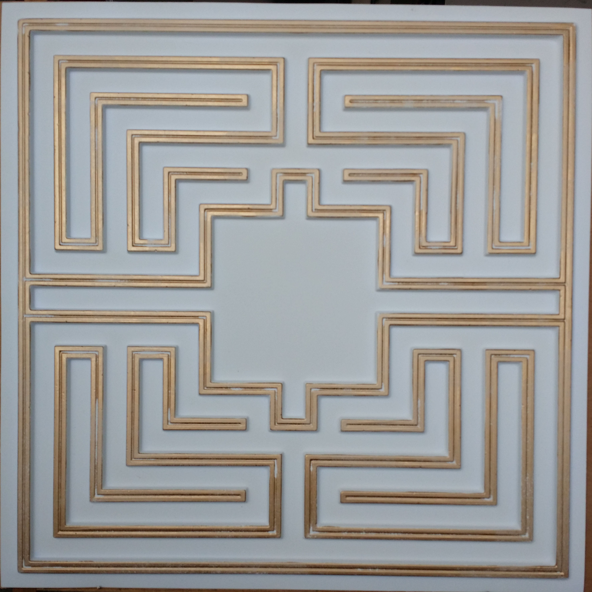 605mmx605mm 美式复古隔热保温pvc吊顶天花板装饰面板 白金 pl25