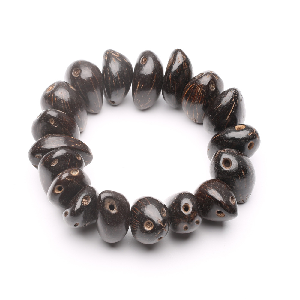 5成交8959条精品天然三眼金猪菩提子 三眼金珠菩提子 佛