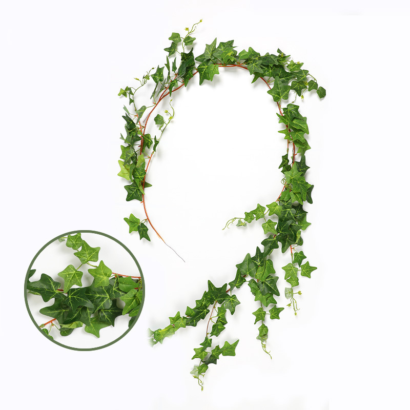 artificial flower artificial plant Simulation Rattan Eucalyptus Leaf Rattan Wedding Home Furnishing Layout Party Shooting Decorative Greenery Vine Wholesale Manufacturer