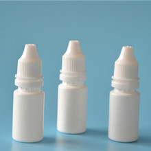 【现货】成型眼药水瓶10ml 塑料挤压医药小瓶子 白色小瓶