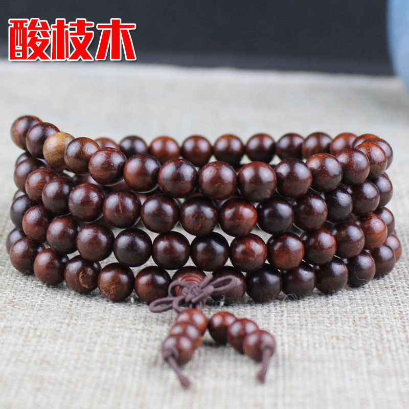 Factory Wholesale All Kinds of Wooden Buddha Beads Bracelet 108 Bracelets Ebony Crafts Men and Women Couple Accessories Live Broadcast Goods