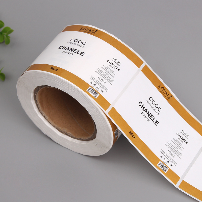 二维码不干胶小广告印刷定 做粘贴纸透明标签logo定 制商标设计