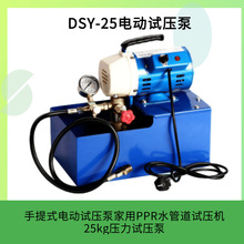 DSY-25型手提式电动试压泵 家用PPR水管道打压泵25kg大流量打压机