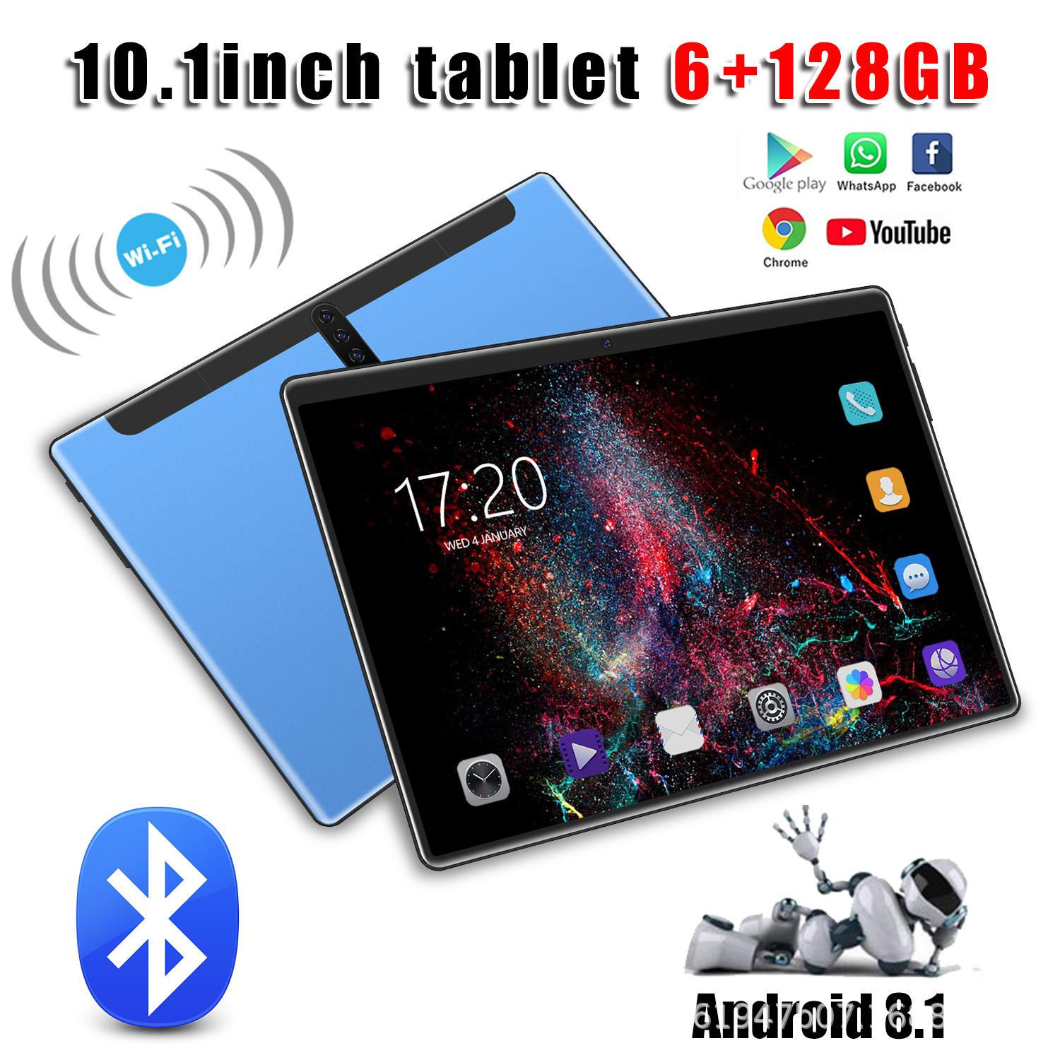 manufacturer‘s new android tablet 10.1-inch eight-core office foreign trade spot tablet wholesale android