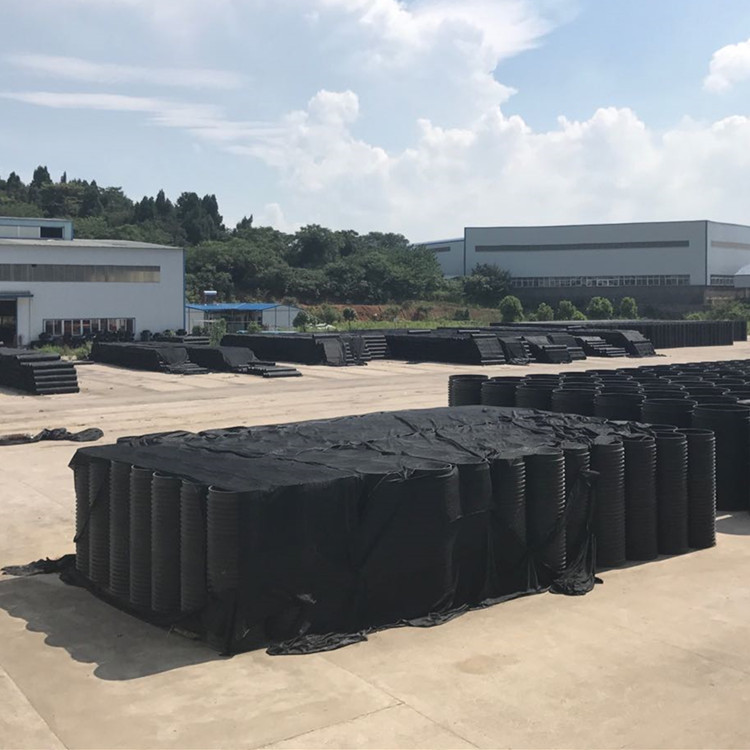 frpp异形肋模压雨污排水管 环刚度sn10 海绵城市市政模压排水管