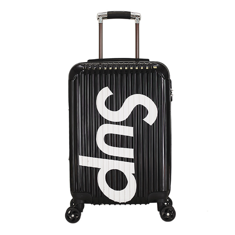 Gift Printed Cornerite Trolley Case Universal Wheel Zipper Luggage 20/24-Inch Student Suitcase Luggage