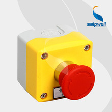 saipwell赛普SP-A001按钮开关盒 防水急停按钮盒 一位按钮控制盒