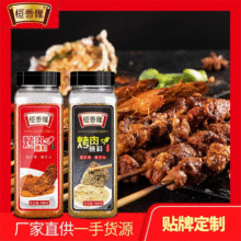 恒香隆 韩式烤肉蘸料508g  五香撒料香辣 孜然甘梅烧烤调料调味料