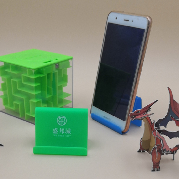 塑料N形手机支架活动数码手机座配件一元以下小礼品可印LOGO