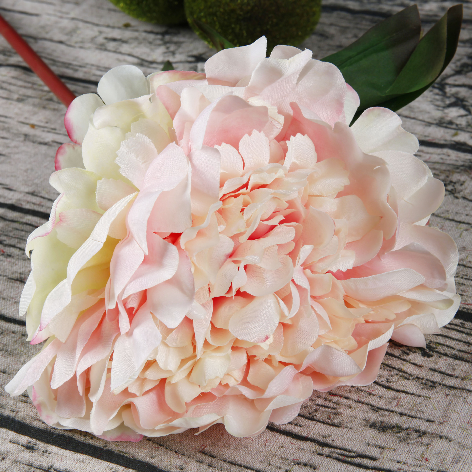 artificial flower artificial plant Factory Direct Sales High Simulation Prickly Pear Peony Flower Simulation Peony Fake Flower Silk Flower Wedding Home Decoration