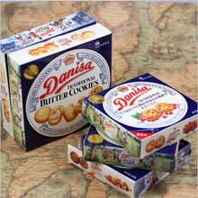 印尼进口零食皇冠丹麦牛油曲奇饼干糕点原味90g 一箱36盒质保18月