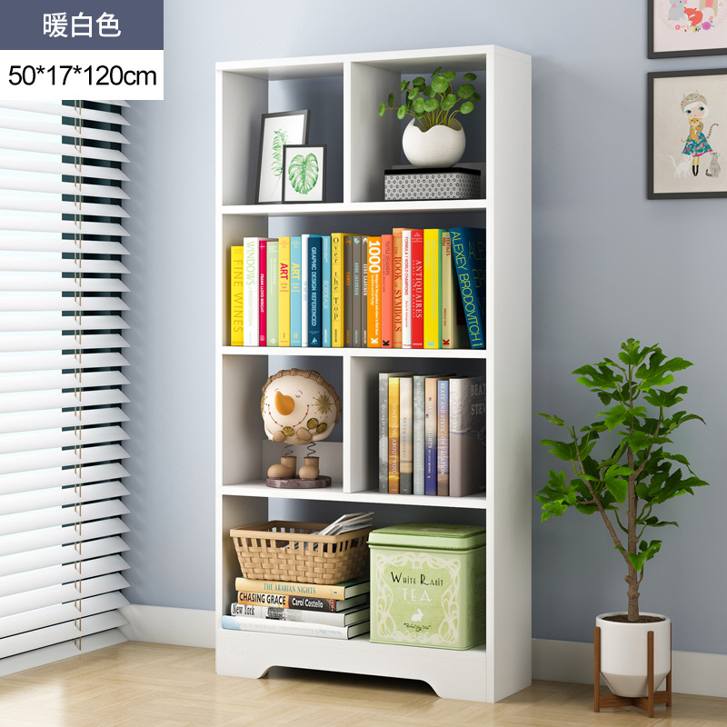 书柜书架落地简约桌上现代简易卧室置物架创意学生自由组合小书柜