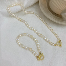 天然珍珠项链 巴洛克异形珍珠复古宫廷风气质锁骨链女 设计感颈圈