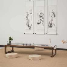 新中式实木榻榻米桌老榆木免漆小日式飘窗茶几简约矮几地桌