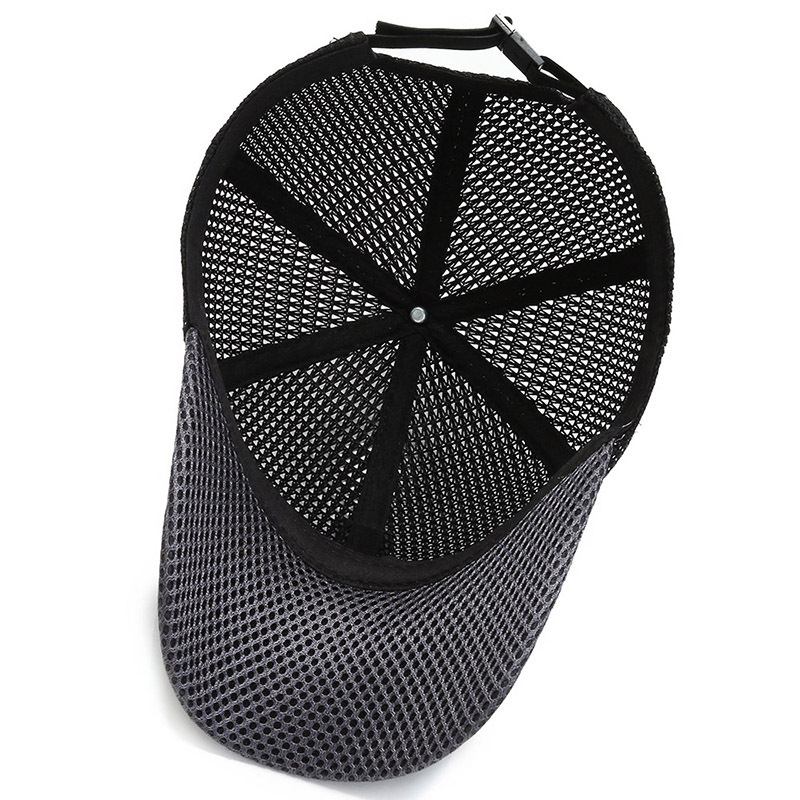 Spring and Autumn Summer Outdoor Casual Sun Hat Sun Protection Fishing Cap Men's and Women's Hats Breathable Mesh Baseball Cap Peaked Cap