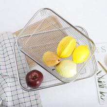 家用厨房不锈钢水槽沥水篮 碗筷收纳篮 洗菜框水果篓子 批发
