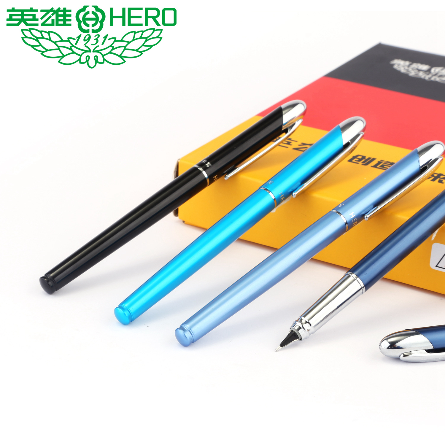 英雄钢笔001 360°笔尖全方位自由书写笔 学生练字笔 批发零售