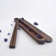 简约木质筷子一双装带木盒复古便携勺叉筷盒旅行餐具收纳