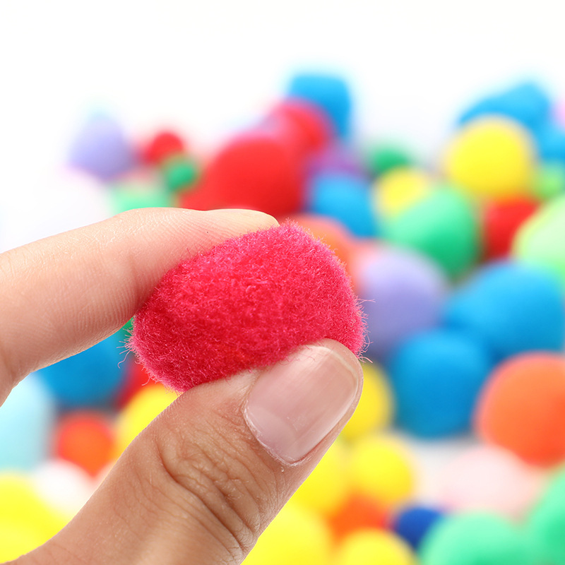 批发扭扭棒彩色毛根绒球活动眼睛套装幼儿园diy手工制作材料套装