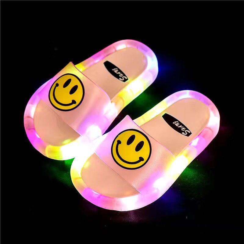 Children's Slippers Luminous Slippers Cartoon Cute Fashion Slippers Unicorn Slippers Unicorn Cross Mirror