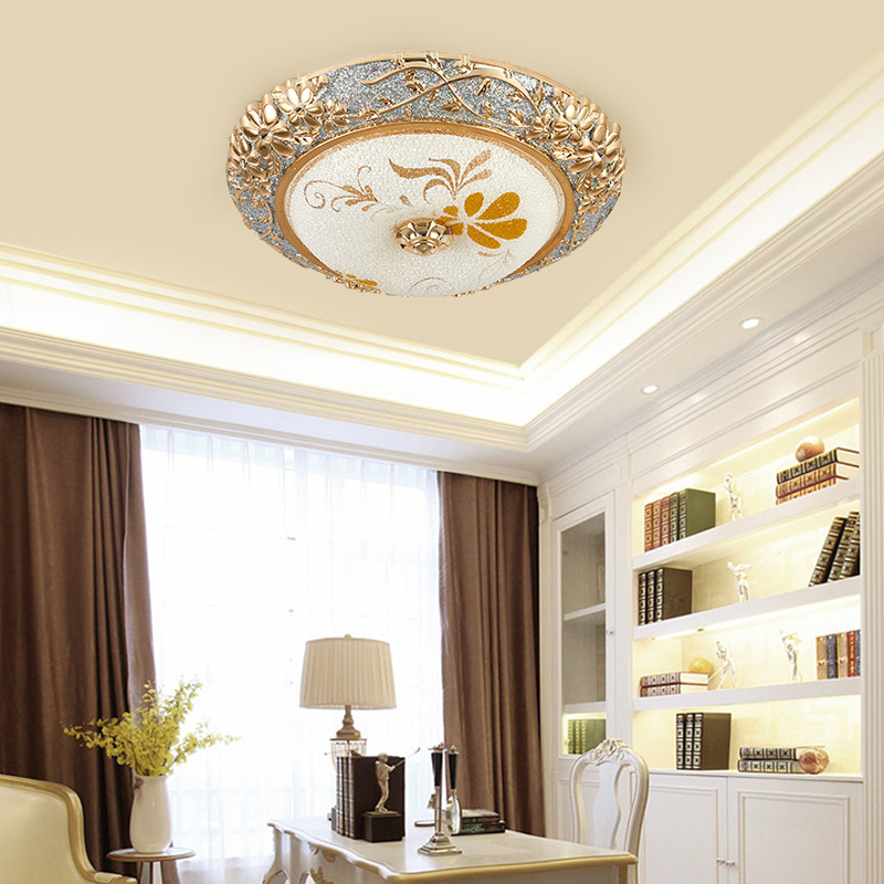 Ceiling Lamp Led Aisle Lamp Shell European Style Living Room Bedroom round Bedroom Factory Direct Sales Origin Supply