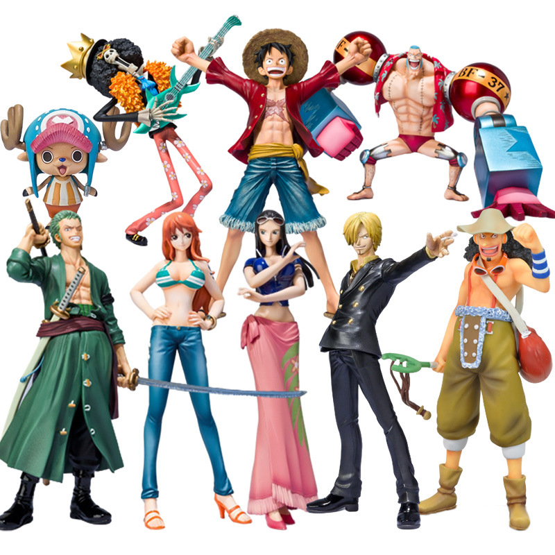 万代zero 海贼王 两年后新世界 佩罗纳路飞娜美索隆山治乔巴 手办