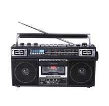 跨境亚马逊格雷迪919收录机收音机便携式四波段学生磁带蓝牙U盘SD