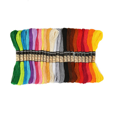 24/50/100/150支装绣花线 十字绣支线非棉线/ 涤棉绣花线/现货